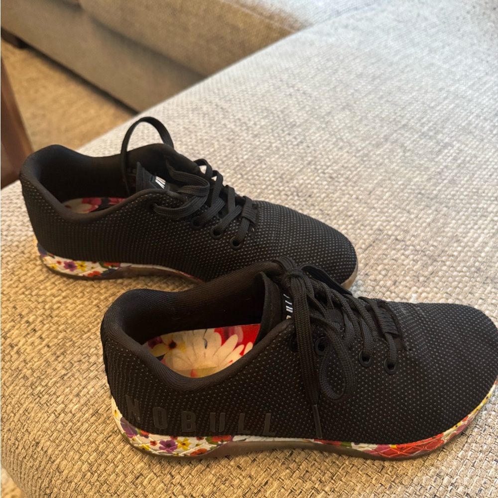 NOBULL Black Floral Sneakers